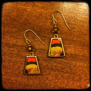 Earth tone earrings from Chico’s